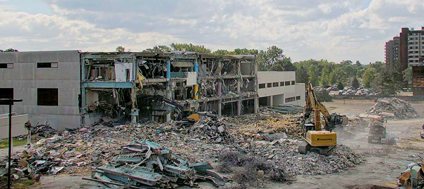 Momentum builds at Southdale Library demolition site | Learn more